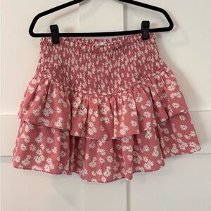 TALULAH Pink Floral Mini Skort